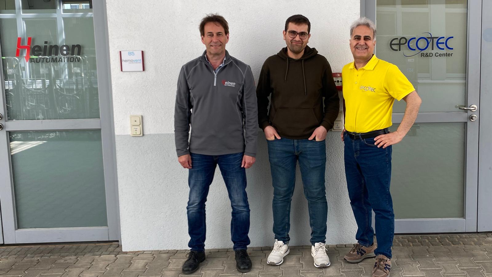 EPCOTEC and Heinen Automation team at the EPCOTEC R&D Center